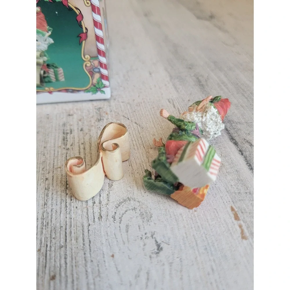 Enesco Shrimpkin North Pole Village vintage accessory Xmas elf Santa's helper